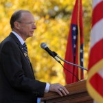 Dr. Rankin at Veterans Day tribute