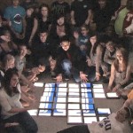 SAU Honors College students pose with iPads
