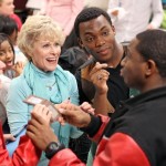 MHS students learn how to do theatre makeup from SAU Theatre