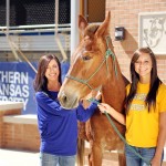 Muleriders Megan Maye (Left) and Payton Baird