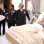 SAU Nursing Ginger Covington in Sim Lab