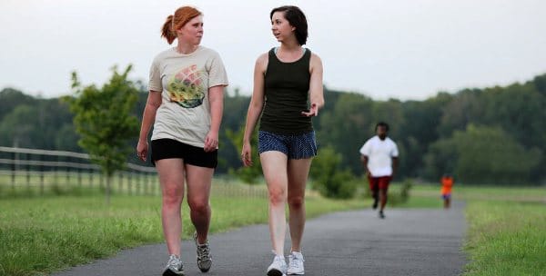 SAU Walking Trail Students on the SAU walking trail