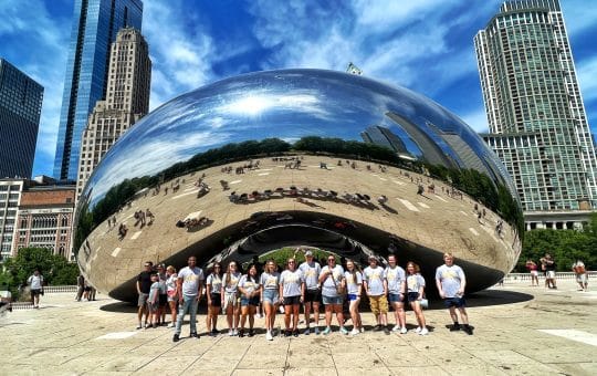 The Bean in Chicago, at 2022 NCL trip.