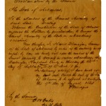 Higher resolution image of Proclamation of 1864 photo
