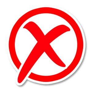 Red 'X'