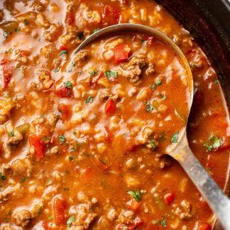 Mulerider Made Bell Pepper Soup with pork