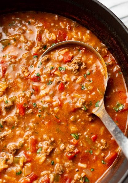 Mulerider Made Bell Pepper Soup with pork