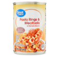 Pasta Rings & Meatballs