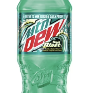 20 oz. Mountain Dew Baja Blast