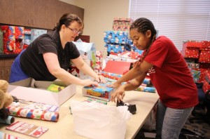 Wrapping Angel Tree presents 2012