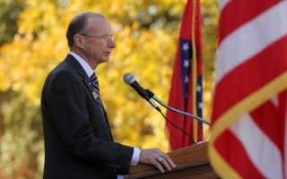 Dr. Rankin at Veterans Day tribute