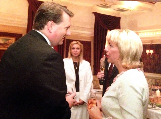 Mefford and former Ukranian First Lady Kathy Yushchenko