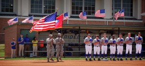SAU baseball team celebrates Military Appreciation Day