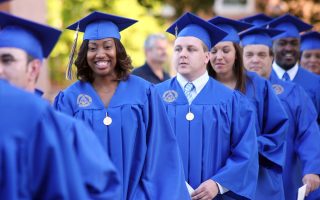 SAU graduates smiling