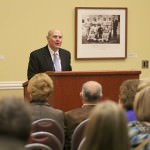 new SAU Pres Dr Trey Berry at Press Conference 2