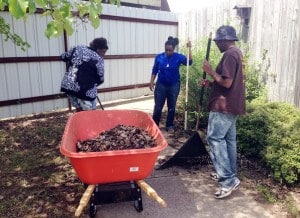 SAU Criminal Justice volunteers at Women's Shelter 1