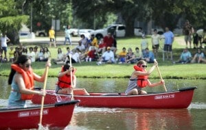 Family Day Great Greek Canoe Race