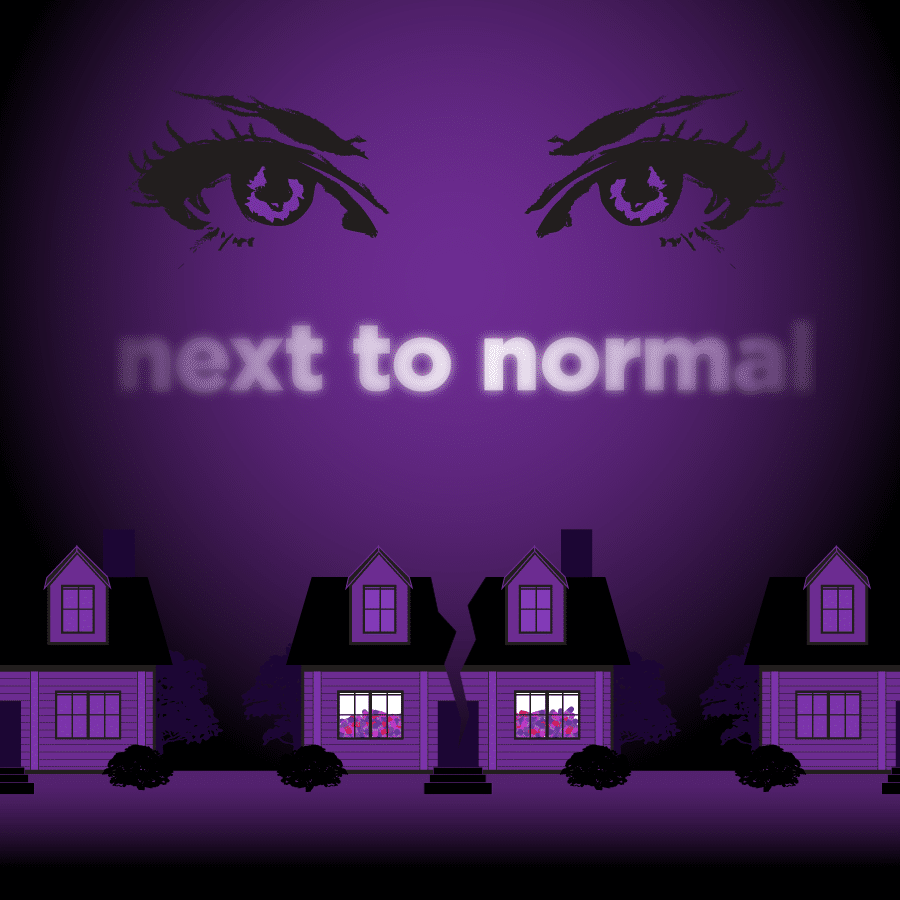 Next to. Next to normal мюзикл. Next to normal poster. Next to normal Art.