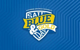 Blue and Gold Day Banner