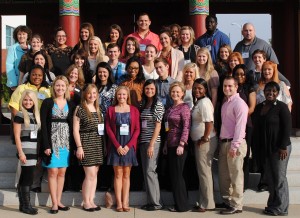 The Senior BSN Class represents Southern Arkansas University Nursing at the 61st Annual Arkansas Nursing Students’ Association Convention in Little Rock.