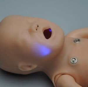 Circulation and color change  Multiple heart sounds, rates and intensities. Chest compressions are measured and logged. Color and vital signs respond to hypoxic events and interventions. 