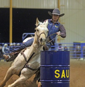 Barrel riding at SAU